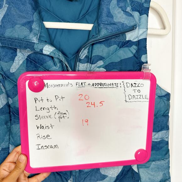 THE NORTH FACE Alpz 2.0 Down Puffer Vest Mallard Blue Camouflage | Medium - Picture 3 of 13